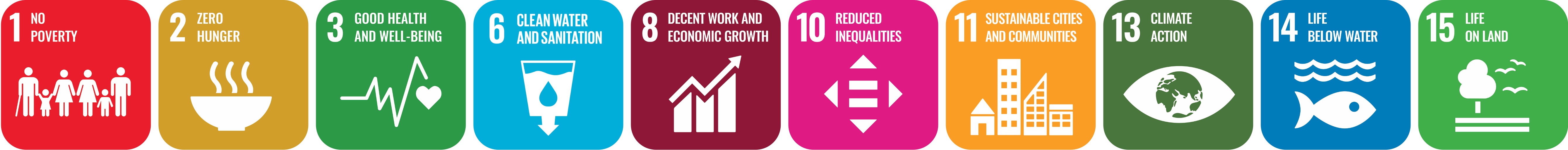 Picture displaying the UN goals